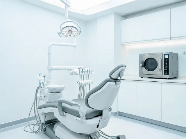 Dental treatment chair and Class B autoclave
