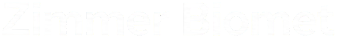 Zimmer Biomet dental equipment wordmark